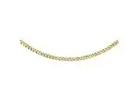 Bevilles Jewellery Stainless Steel Gold Colour Men&#039;s Curb Necklace offer