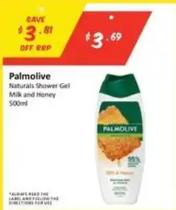 Chemist Outlet Palmolive Naturals Shower Gel Milk and Honey offer