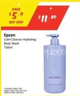 Chemist Outlet Epzen Calm Cleanse Hydrating Body Wash offer