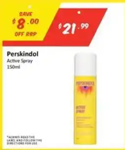 Chemist Outlet Perskindol Active Spray offer