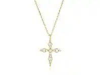 Bevilles Jewellery Georgini Bless Mini Gold Cross Necklace offer