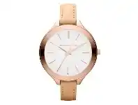 Bevilles Jewellery Michael Kors Slim Runway Rose Gold Watch MK2284 offer