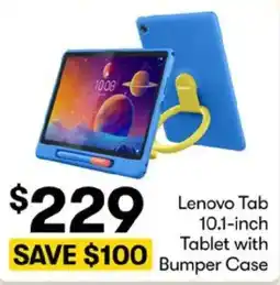 BIG W Lenovo Tab 10.1-inch Tablet with Bumper Case offer