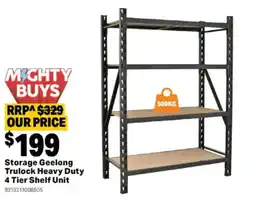 Mitre 10 Storage Geelong Trulock Heavy Duty 4 Tier Shelf Unit offer