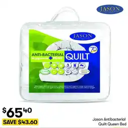 BIG W Jason Antibacterial Quilt Queen Bed offer