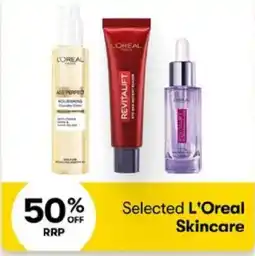 BIG W Selected L'Oreal Skincare offer
