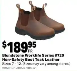 Mitre 10 Blundstone Worklife Series #720 Non-Safety Boot Teak Leather offer