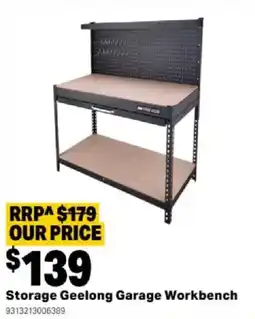 Mitre 10 Storage Geelong Garage Workbench offer
