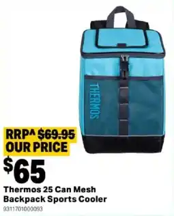 Mitre 10 Thermos 25 Can Mesh Backpack Sports Cooler offer