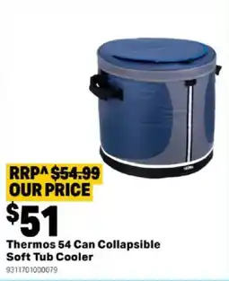 Mitre 10 Thermos 54 Can Collapsible Soft Tub Cooler offer
