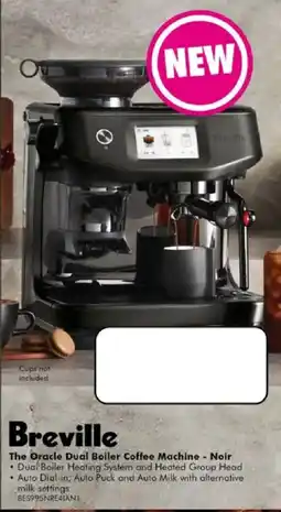 The Good Guys Breville The Oracle Dual Boiler Coffee Machine - Noir offer