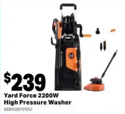 Mitre 10 Yard Force 2200W High Pressure Washer offer