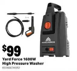 Mitre 10 Yard Force 1600W High Pressure Washer offer