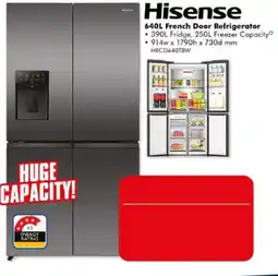 The Good Guys Hisense 640L French Door Refrigerator offer