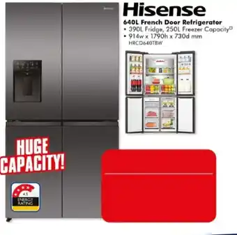 Hisense 640L French Door Refrigerator