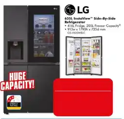 The Good Guys LG 635L InstaView Side-By-Side Refrigerator offer