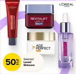 BIG W Selected L'oreal Skincare offer