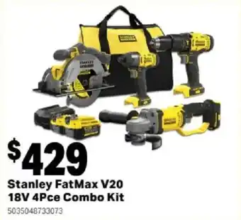 Stanley FatMax V20 18V 4Pce Combo Kit