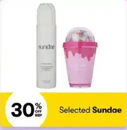 BIG W Selected Sundae offer