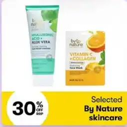 BIG W By Nature Hyaluronic Acid + Aloe Vera Gel Facial Cleanser offer