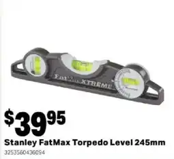 Mitre 10 Stanley FatMax Torpedo Level 245mm offer