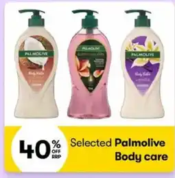 BIG W Selected Palmolive Body care offer