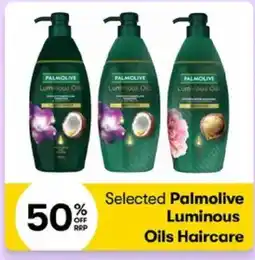BIG W Palmolive Luminous Oils Haircare offer