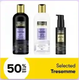 BIG W Selected Tresemme offer