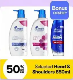 BIG W Selected Head & Shoulders 850ml offer