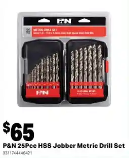 Mitre 10 P&N 25Pce HSS Jobber Metric Drill Set offer