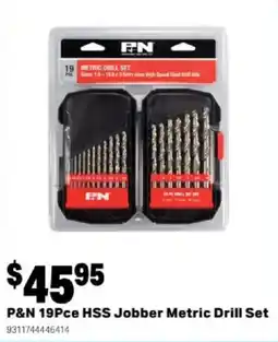 Mitre 10 P&N 19Pce HSS Jobber Metric Drill Set offer