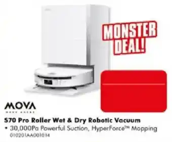 The Good Guys Mova S70 Pro Roller Wet & Dry Robotic Vacuum offer