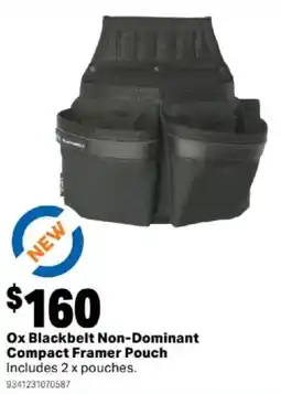 Mitre 10 Ox Blackbelt Non-Dominant Compact Framer Pouch offer