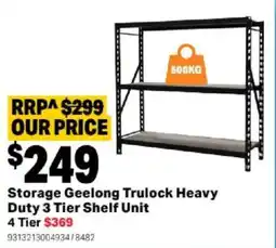 Mitre 10 Storage Geelong Trulock Heavy Duty 3 Tier Shelf Unit offer