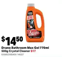 Mitre 10 Drano Bathroom Max Gel offer