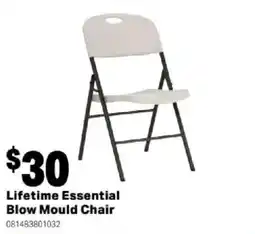 Mitre 10 Lifetime Essential Blow Mould Chair offer