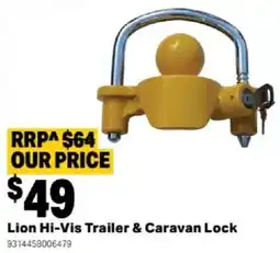 Mitre 10 Lion Hi-Vis Trailer & Caravan Lock offer