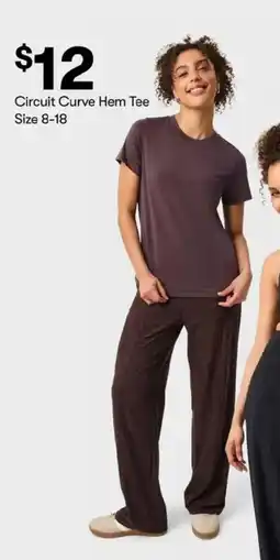 BIG W Circuit Curve Hem Tee offer
