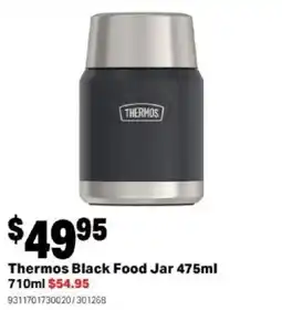 Mitre 10 Thermos Black Food Jar offer