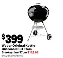 Mitre 10 Weber Original Kettle Charcoal BBQ offer
