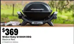 Mitre 10 Weber Baby Q1000N BBQ offer