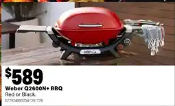 Mitre 10 Weber Q2600N+ BBQ offer