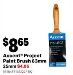 Mitre 10 Accent Project Paint Brush 63mm offer