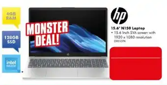 The Good Guys hp 15.6" N150 Laptop offer
