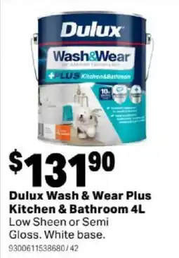 Mitre 10 Dulux Wash & Wear Plus Kitchen & Bathroom offer
