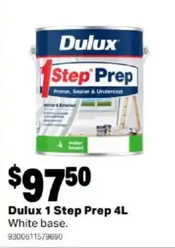 Mitre 10 Dulux 1 Step Prep White base offer