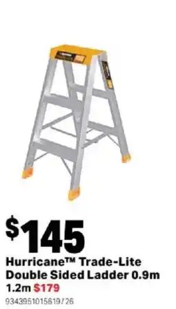 Mitre 10 Hurricane Trade-Lite Double Sided Ladder offer