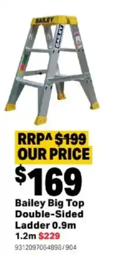 Mitre 10 Bailey Big Top Double-Sided Ladder offer