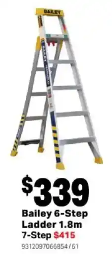 Mitre 10 Bailey 6-Step Ladder 1.8m offer