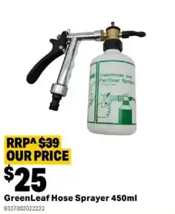 Mitre 10 GreenLeaf Hose Sprayer offer